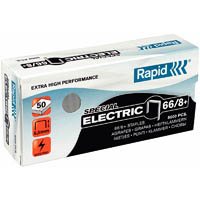 rapid high performance special electric staples 66/8 box 5000