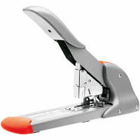 rapid hd210 heavy duty stapler silver/orange