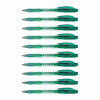 stabilo 308 liner retractable ballpoint pen 1.0mm green box 10