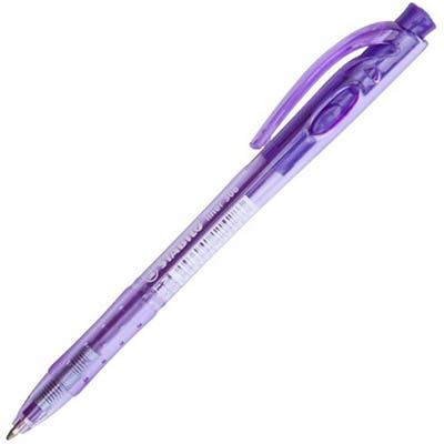 Image for STABILO 308 LINER RETRACTABLE BALLPOINT PEN 1.0MM VIOLET BOX 10 from BusinessWorld Computer & Stationery Warehouse