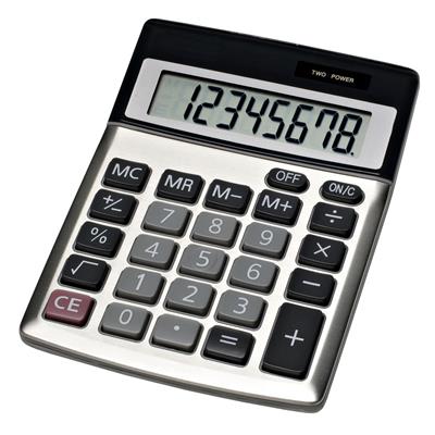 Image for JASTEK COMPACT CALCULATOR 8 DIGIT METAL from Mercury Business Supplies