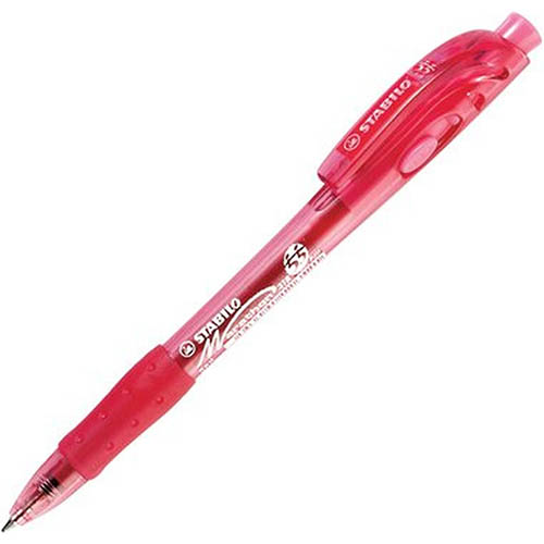 Image for STABILO 318 MARATHON RETRACTABLE BALLPOINT PEN MEDIUM RED BOX 10 from That Office Place PICTON
