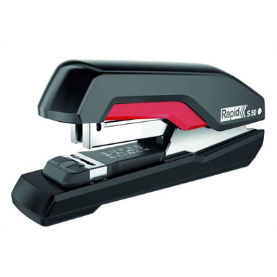 Image for RAPID S50 SUPREME HIGH CAPACITY STAPLER BLACK/RED from Mercury Business Supplies