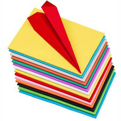 Image for JASART COVER PAPER 125GSM A4 ASSORTED PACK 500 from Office Heaven