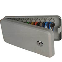 helix key cabinet 20 key capacity grey