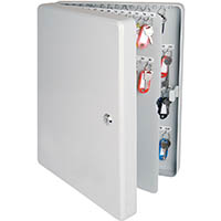 helix key cabinet 150 key capacity grey