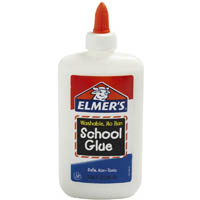 elmers school glue no run liquid 225ml white