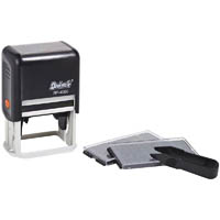 deskmate rp-4060d diy self-inking text stamp kit 5 lines 3mm black