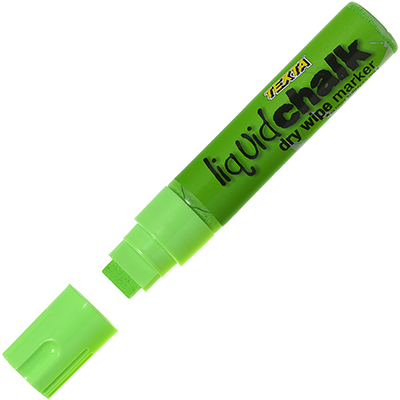 Image for TEXTA LIQUID CHALK MARKER JUMBO DRY WIPE CHISEL 15.0MM GREEN from BusinessWorld Computer & Stationery Warehouse