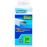 rapid high performance staples 140/14 box 2000