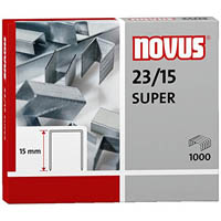 novus staples 23/15 box 1000