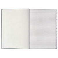 collins notebook where is it short a-z index 120 page a4 green