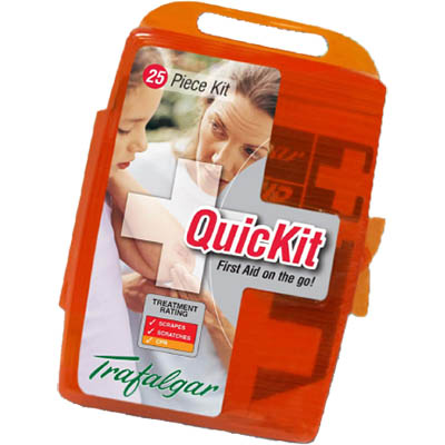 Image for TRAFALGAR QUICKIT 25 PIECE FIRST AID KIT from Olympia Office Products