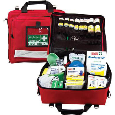 Image for TRAFALGAR NATIONAL WORKPLACE FIRST AID KIT PORTABLE SOFTCASE from Merv's Stationery