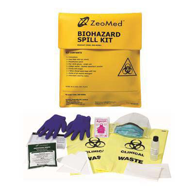 Image for ZEOMED BIOHAZARD CLEAN UP KIT from Mitronics Corporation