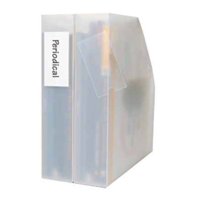 Image for 3L SPINE LABEL HOLDERS 35 X 102MM CLEAR PACK 12 from That Office Place PICTON