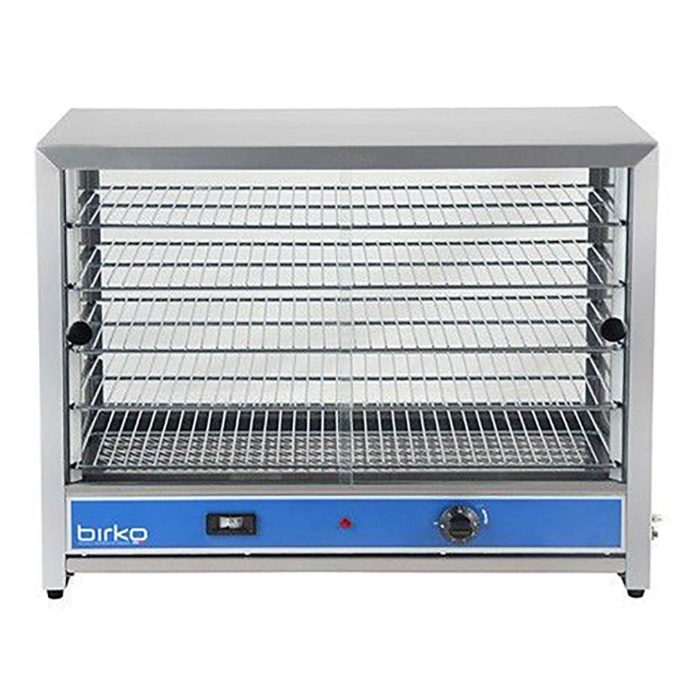 Image for BIRKO PIE WARMER FITS 50 PIES STAINLESS STEEL WITH GLASS DOORS from Prime Office Supplies