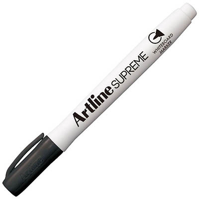 Image for ARTLINE SUPREME ANTIMICROBIAL WHITEBOARD MARKER BULLET 1.5MM BLACK from Challenge Office Supplies