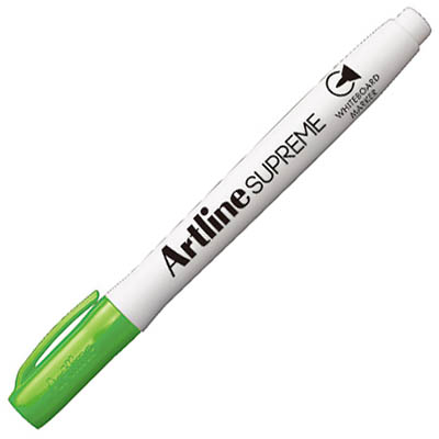 Image for ARTLINE SUPREME ANTIMICROBIAL WHITEBOARD MARKER BULLET 1.5MM LIME GREEN from Mitronics Corporation