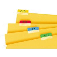3l index tab 12 x 40mm assorted tab 48