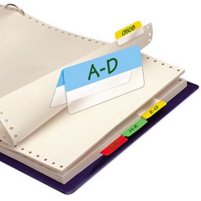 Image for 3L INDEX TAB DOUBLE-SIDED 12 X 40MM ASSORTED PACK 24 from Office Heaven