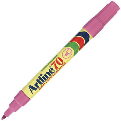 Image for ARTLINE 70 PERMANENT MARKER BULLET 1.5MM PINK from Challenge Office Supplies