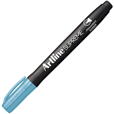 Image for ARTLINE SUPREME ANTIMICROBIAL PERMANENT MARKER BULLET 1.0MM LIGHT BLUE from That Office Place PICTON