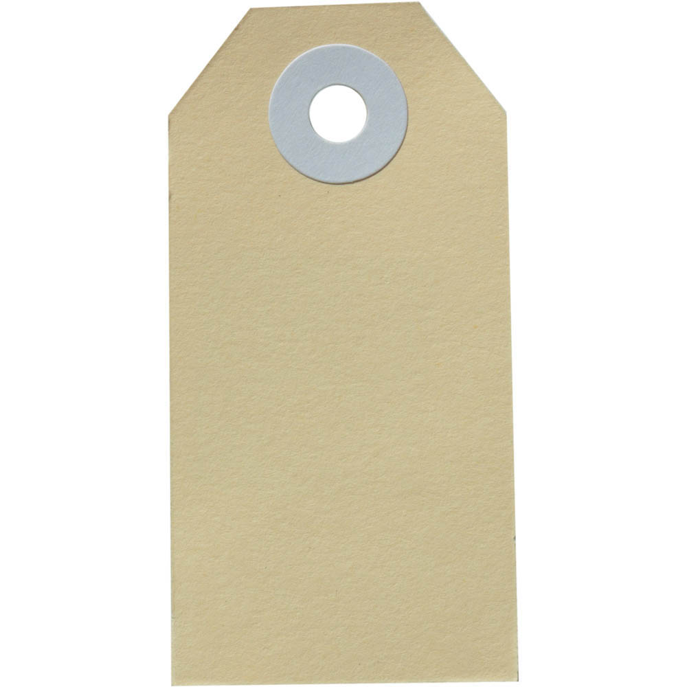 Image for AVERY 11100 SHIPPING TAG SIZE 1 70 X 35MM BUFF BOX 100 from Olympia Office Products