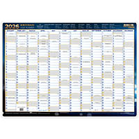 collins writeraze 11600 qc2 executive year planner 500 x 700mm