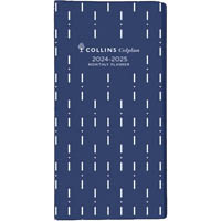 collins colplan planner 11w.v59 diary 2 year month to view b6/7 navy