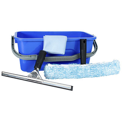 Image for CLEANLINK WINDOW CLEANING KIT BLUE from Clipboard Stationers & Art Supplies