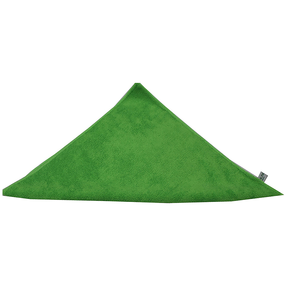 Image for CLEANLINK MICROFIBRE CLEANING CLOTH 400 X 400MM GREEN from Challenge Office Supplies
