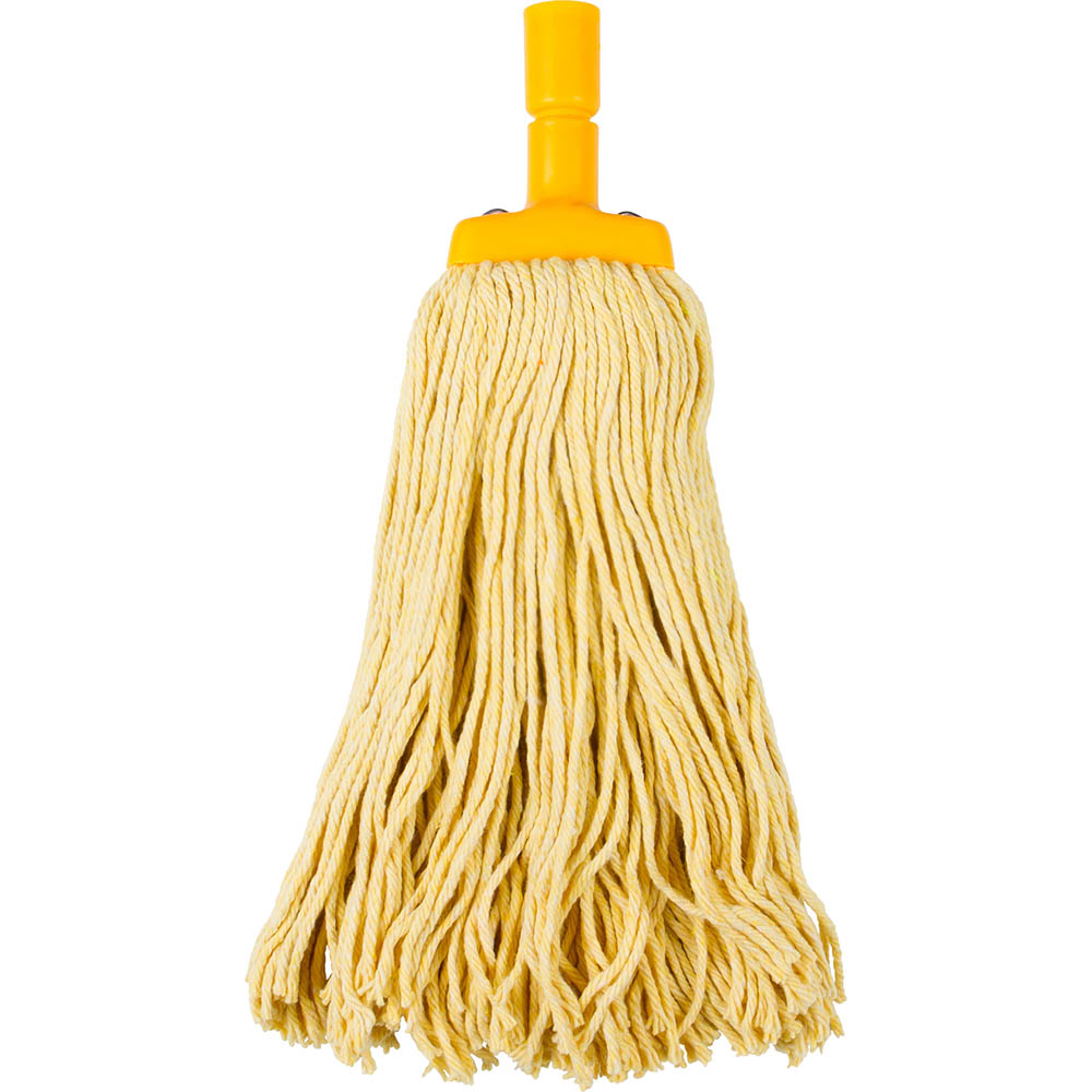 Image for CLEANLINK MOP HEAD 400G YELLOW from Office Heaven