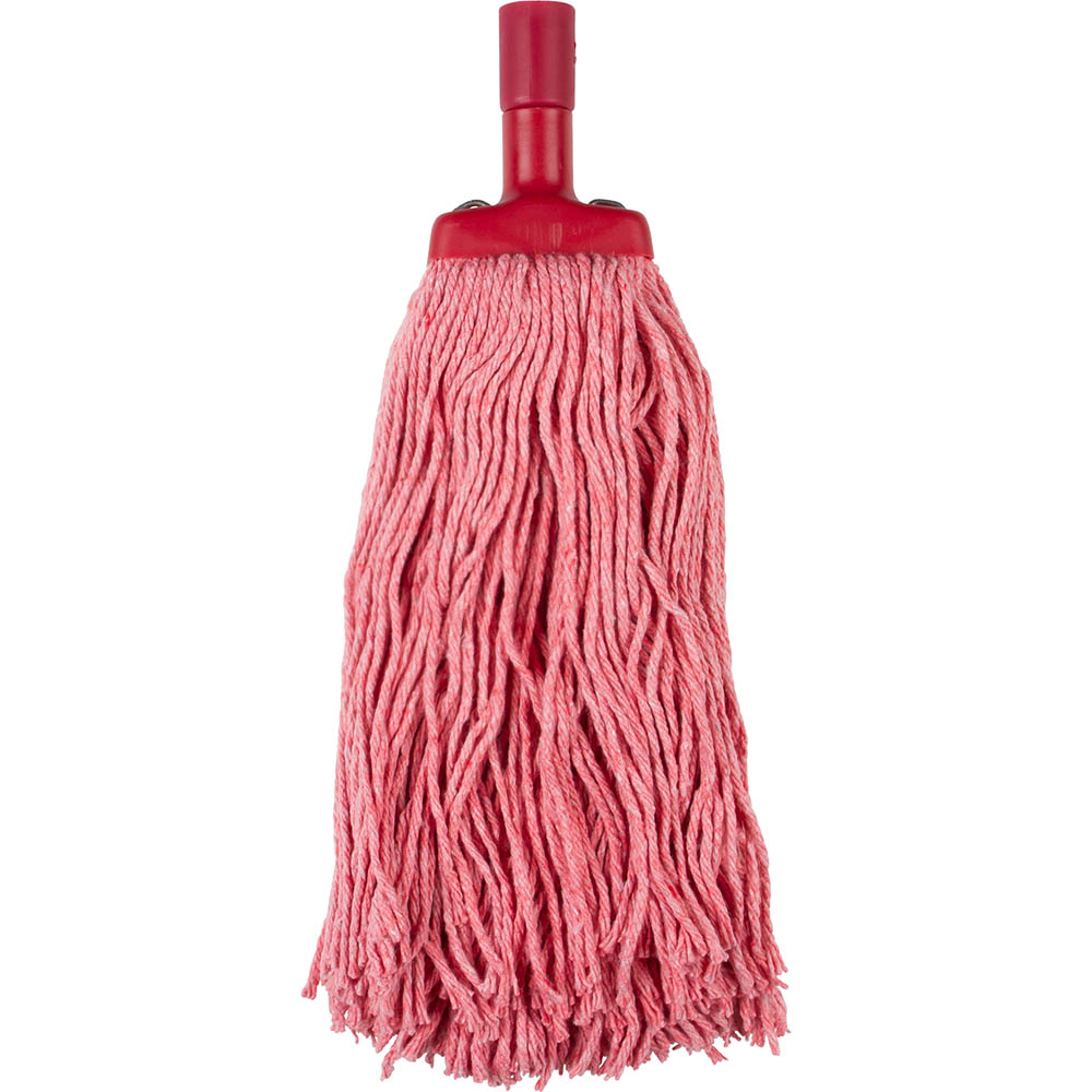 Image for CLEANLINK MOP HEAD 400G RED from Office Express