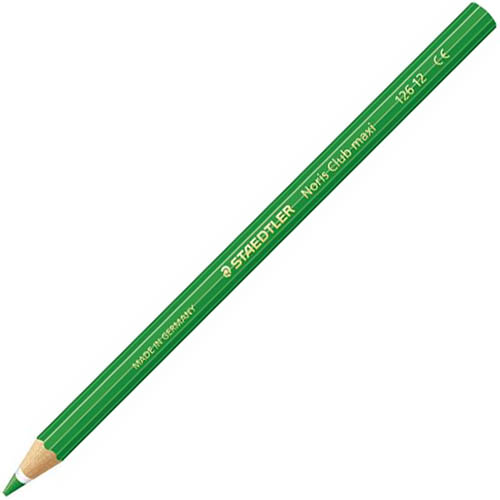 Image for STAEDTLER 126 NORIS CLUB MAXI LEARNER COLOURED PENCILS GREEN PACK 12 from Office Heaven