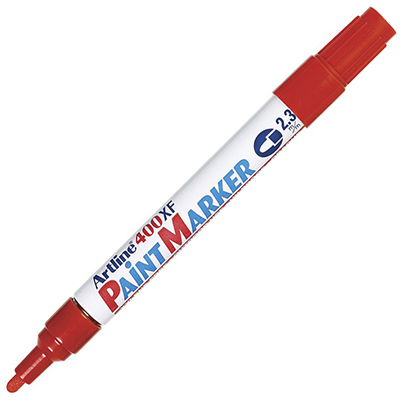 Image for ARTLINE 400 PAINT MARKER BULLET 2.3MM RED from Memo Office and Art