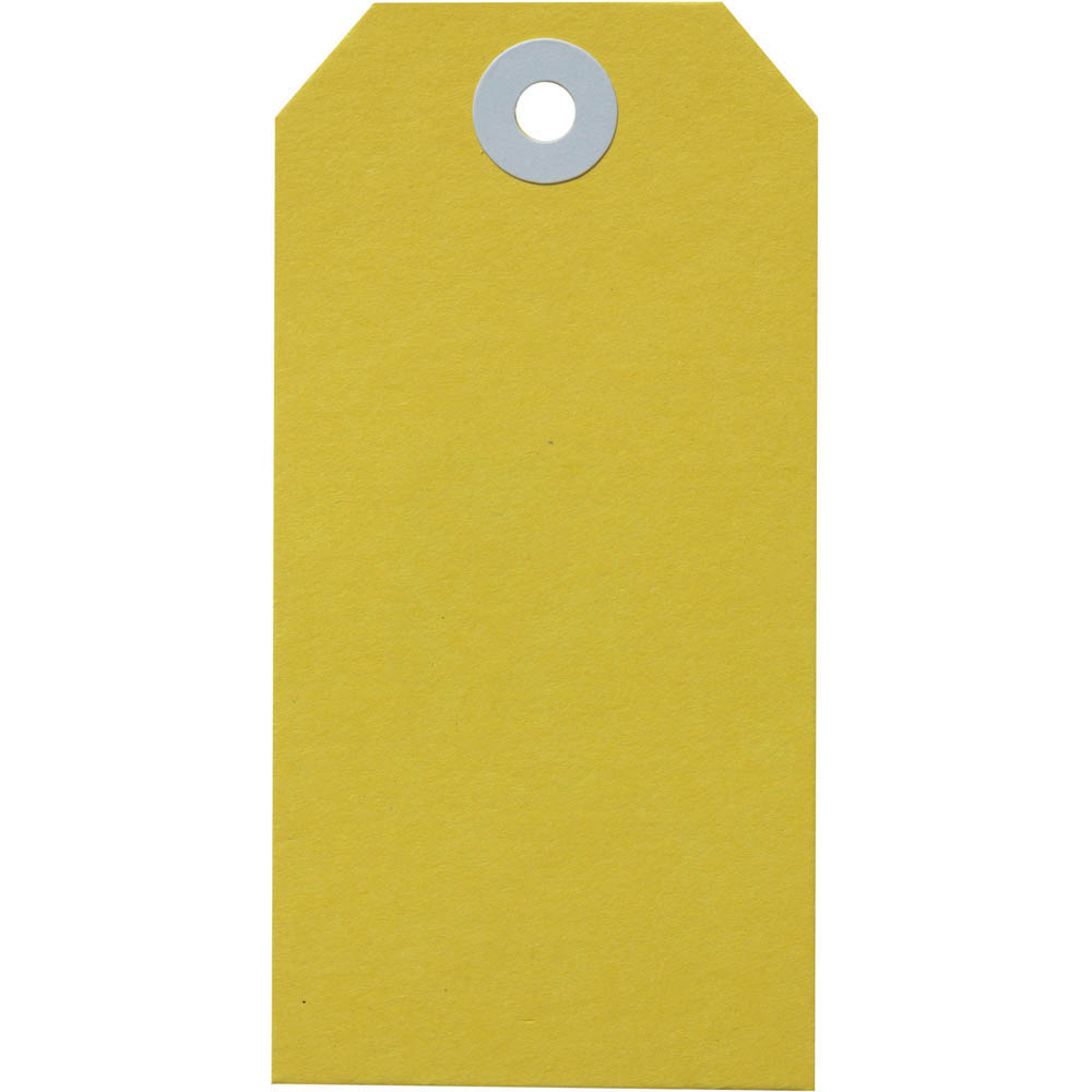 Image for AVERY 14140 SHIPPING TAG SIZE 4 108 X 54MM YELLOW BOX 1000 from BusinessWorld Computer & Stationery Warehouse