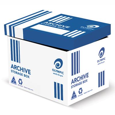 Image for OLYMPIC ARCHIVE STORAGE BOX 388 X 335 X 265MM from Office Heaven
