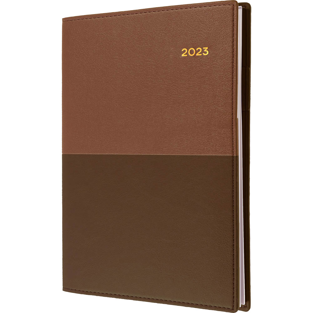 COLLINS VANESSA 145.V90 DIARY DAY TO PAGE A4 TAN |  | 7099737
