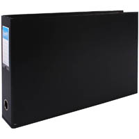 bantex lever arch file landscape 65mm a3 black