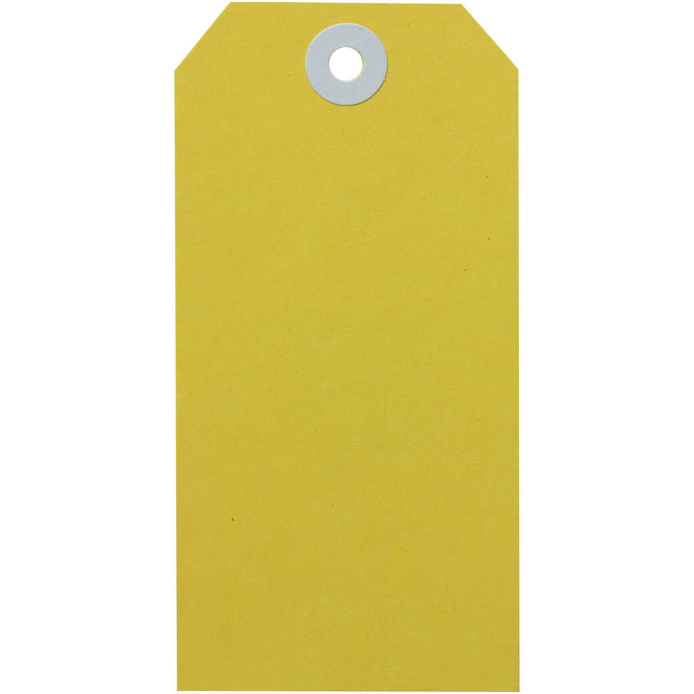 Image for AVERY 15140 SHIPPING TAG SIZE 5 120 X 60MM YELLOW BOX 1000 from Challenge Office Supplies