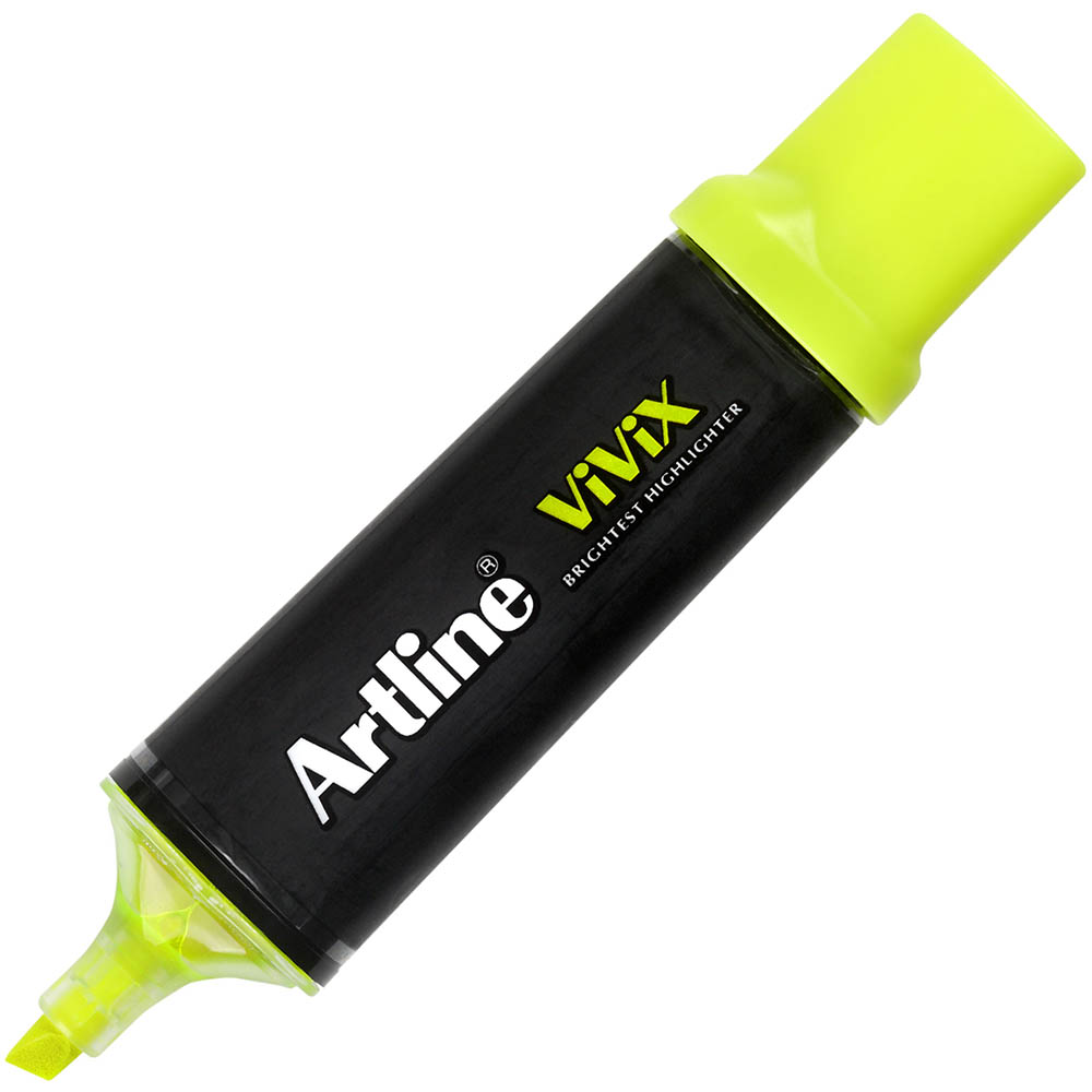 Image for ARTLINE VIVIX HIGHLIGHTER CHISEL YELLOW from Office Express