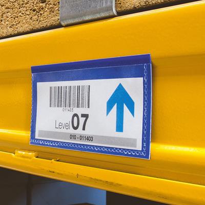 DURABLE LOGISTICS MAGNETIC DOCUMENT POCKET 50 X 110MM BLUE PACK 50 |  | 7053467