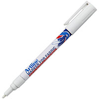 artline 750 laundry marker bullet 1.2mm white