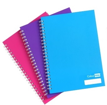 Image for COLOURHIDE MY TRUSTY HARDCOVER NOTEBOOK 160 PAGE A5 BLUE from Challenge Office Supplies
