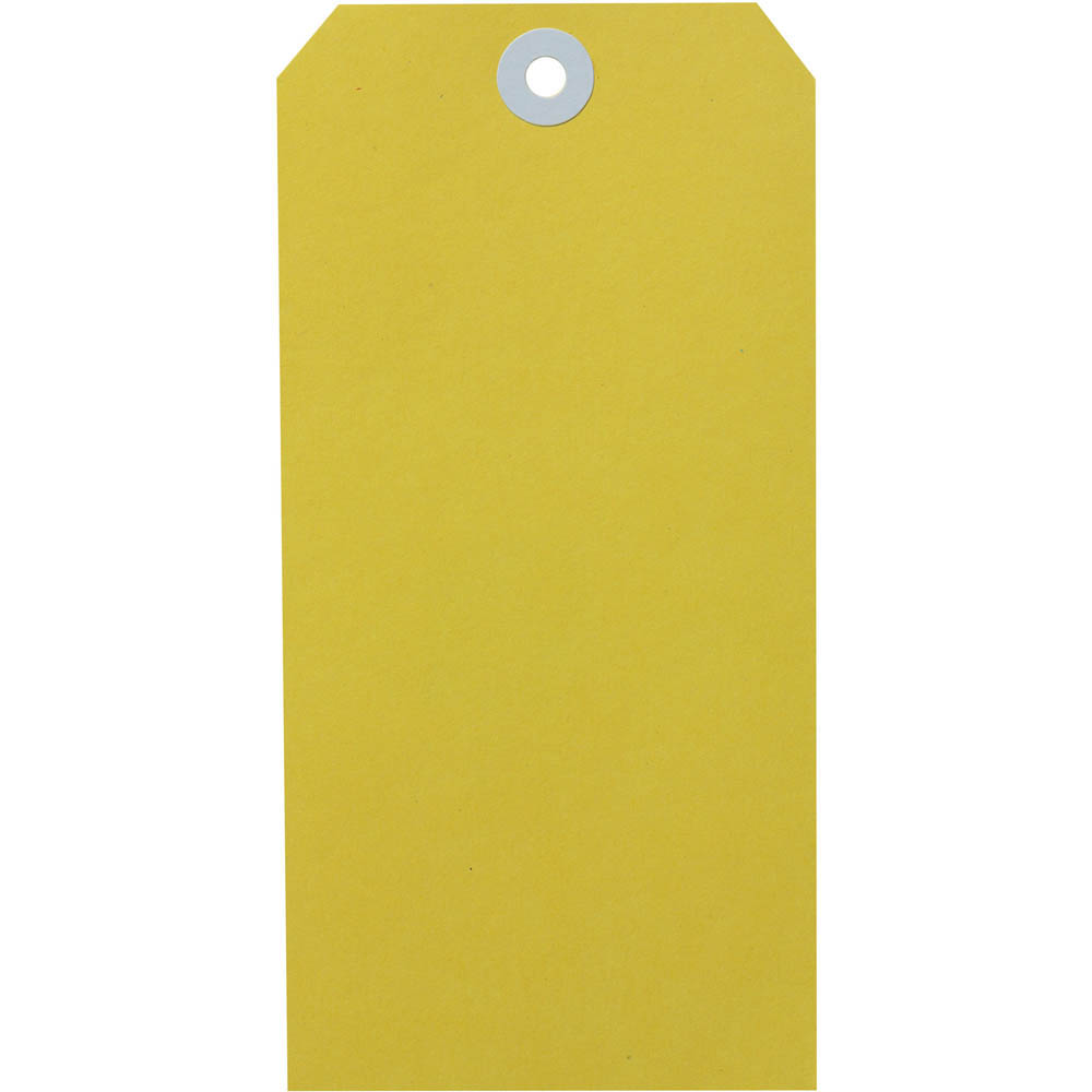 Image for AVERY 18140 SHIPPING TAG SIZE 8 160 X 80MM YELLOW BOX 1000 from Office Fix - WE WILL BEAT ANY ADVERTISED PRICE BY 10%