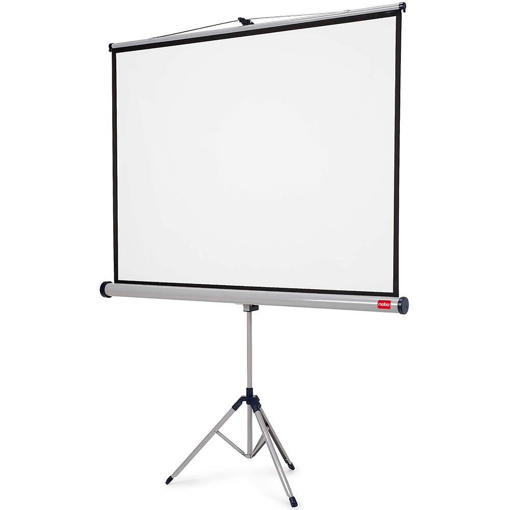 Image for NOBO PROJECTION SCREEN 16:10 TRIPOD 70 INCH 1500 X 1000MM WHITE from BusinessWorld Computer & Stationery Warehouse