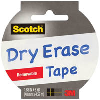 scotch dry erase tape 48mm x 4.57m