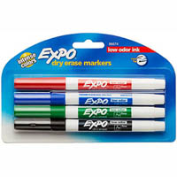 expo whiteboard marker fine wallet 4