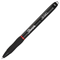 sharpie s-gel retractable gel ink pen 0.7mm red